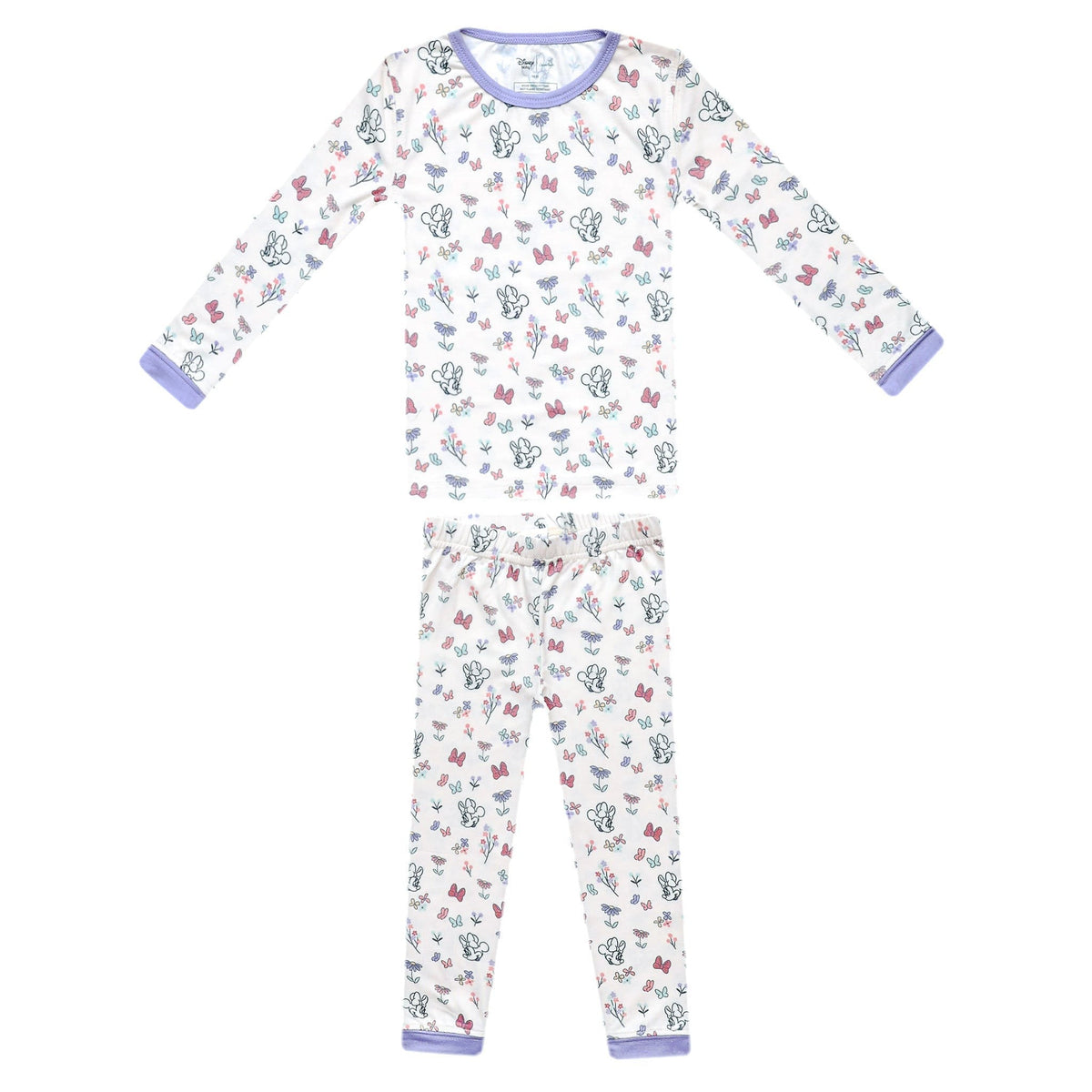 2pc Long Sleeve Pajama Set - Minnie Mouse's Bowquet