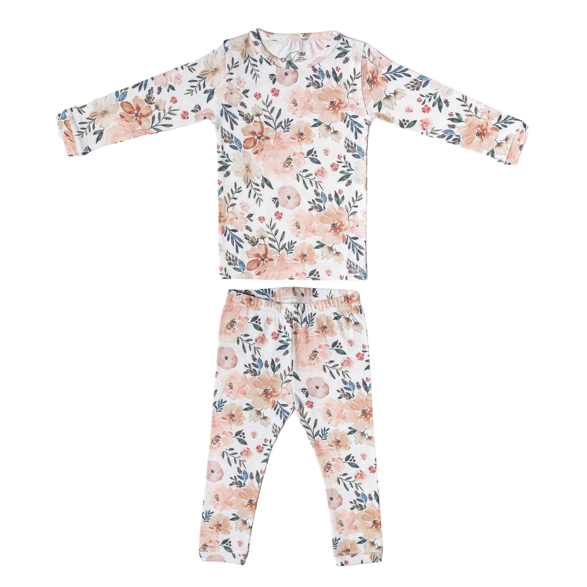 2pc Long Sleeve Pajama Set - Autumn