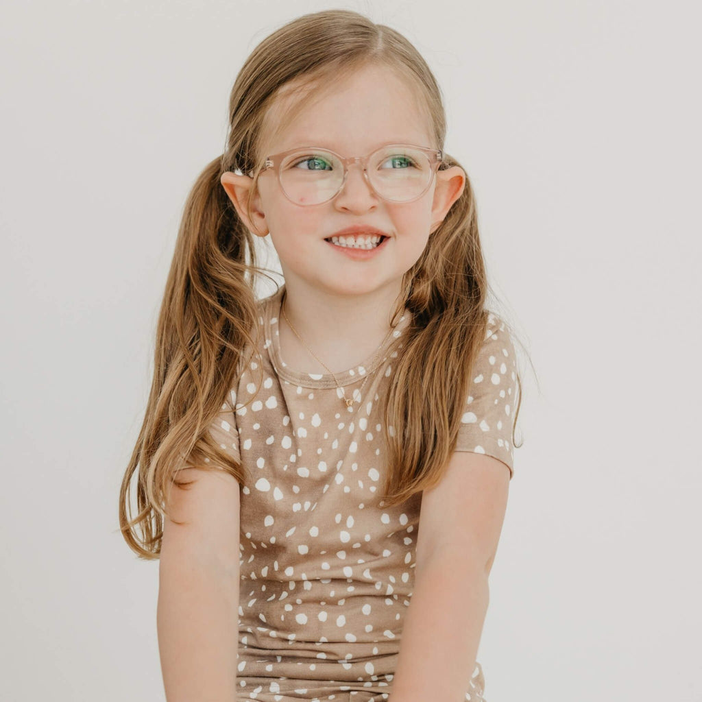 2pc Short Sleeve Pajama Set - Fawn