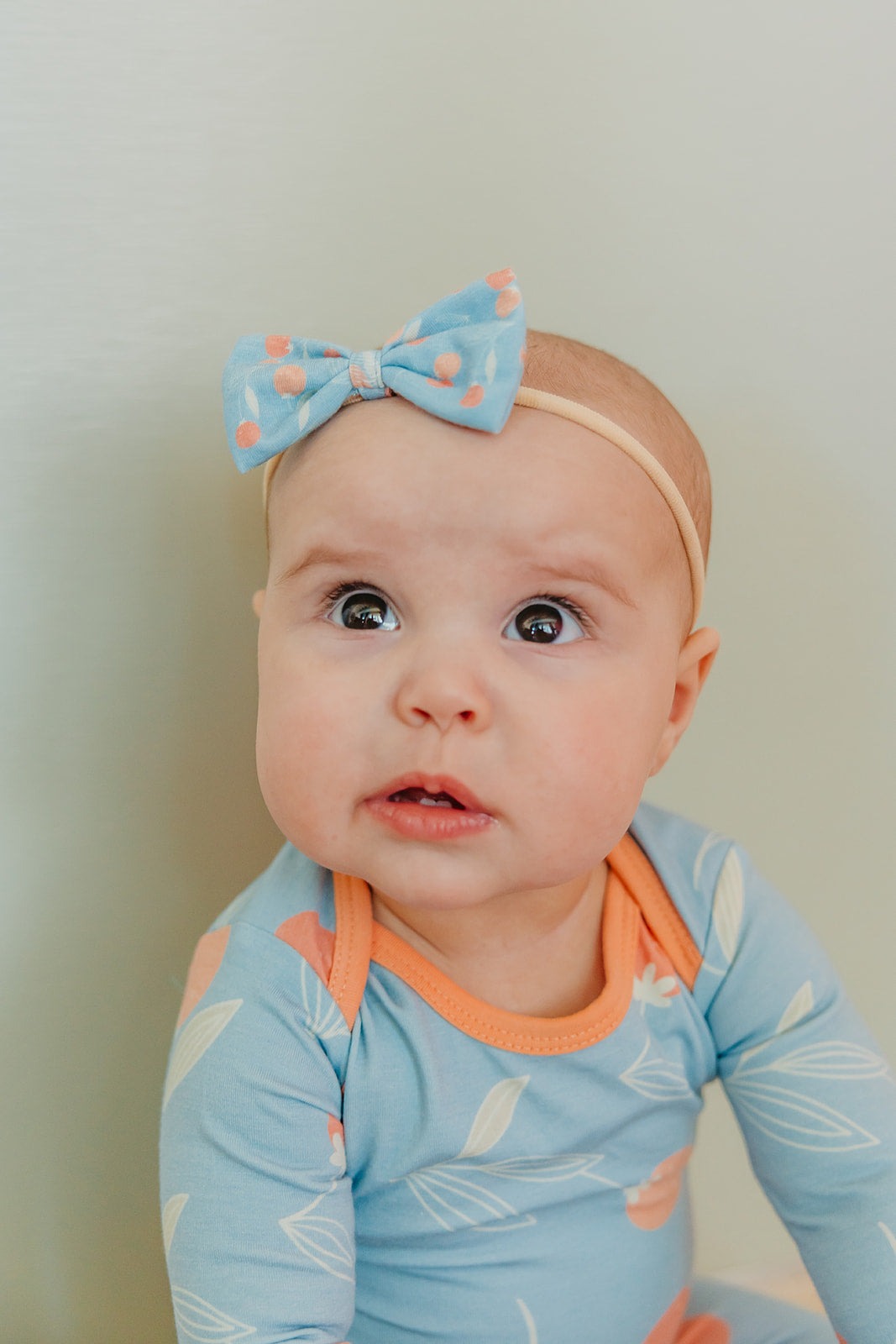 Bowtie Baby Bow - Clementine