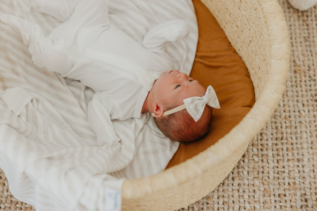 Bowtie Baby Bow - Coastal