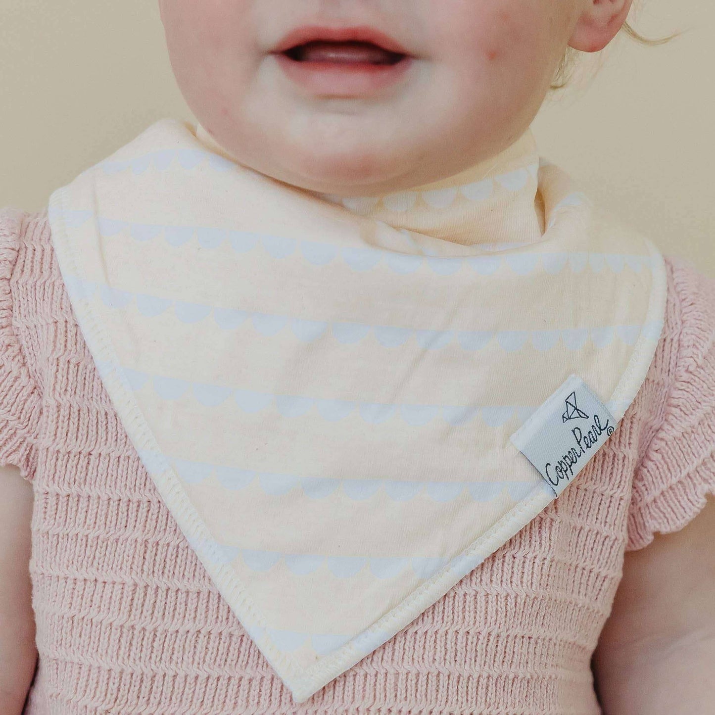 4 Pack Baby Bandana Bibs - Paris