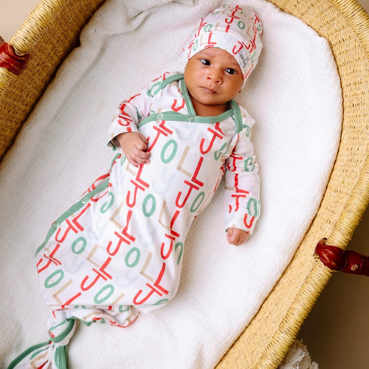 Newborn Knotted Gown - Jolly