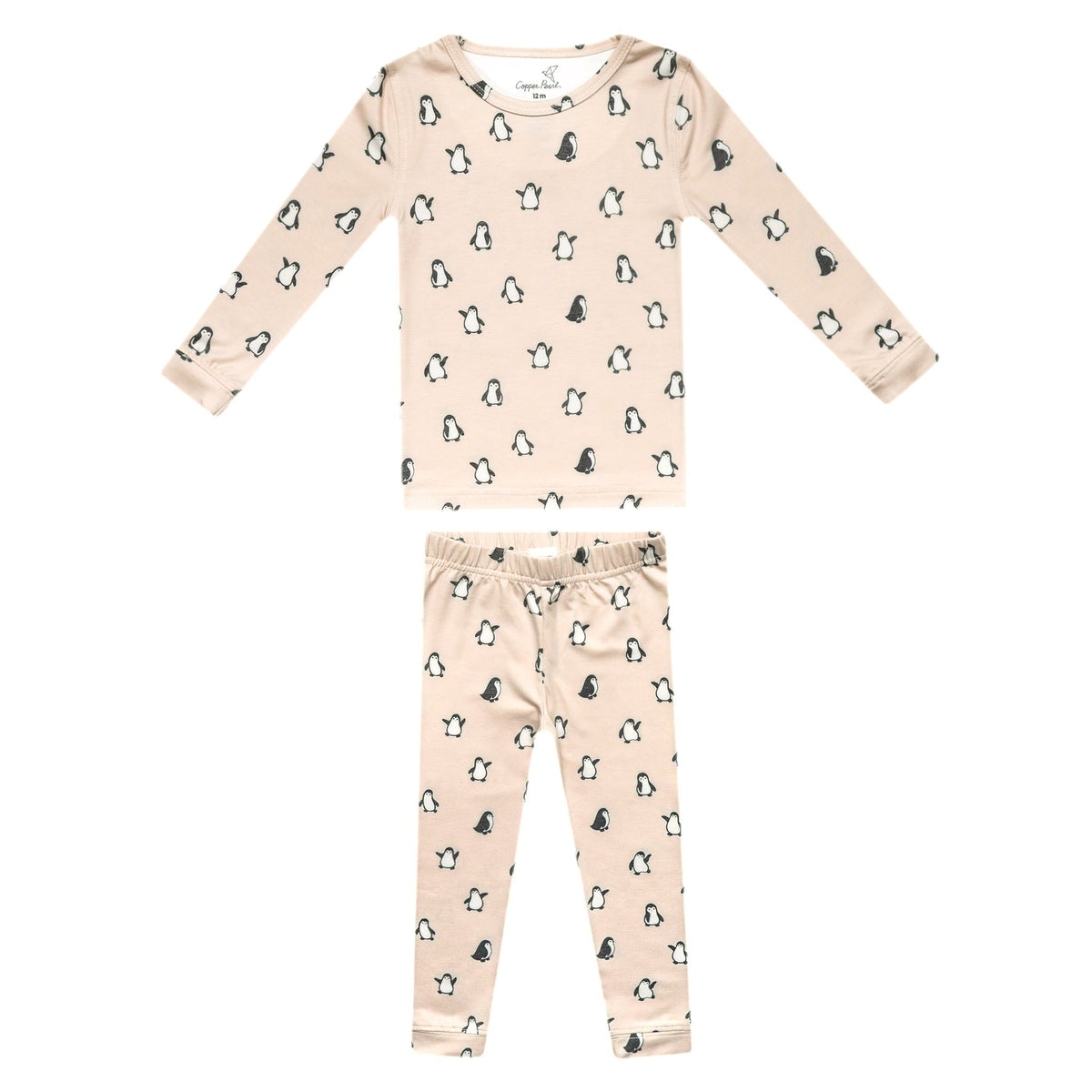 2pc Long Sleeve Pajama Set - Penguins