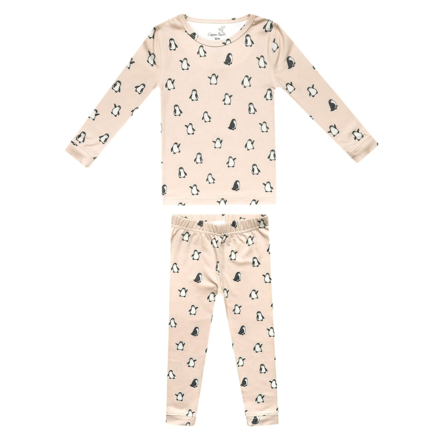 2pc Long Sleeve Pajama Set - Penguins