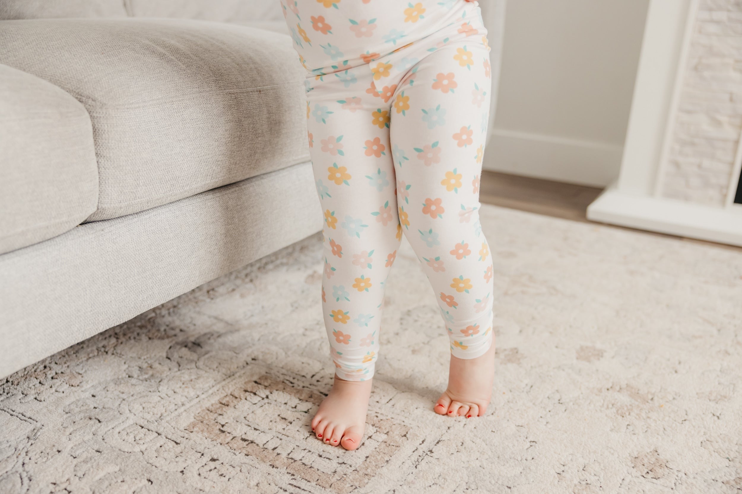 2pc Long Sleeve Pajama Set - Daisy