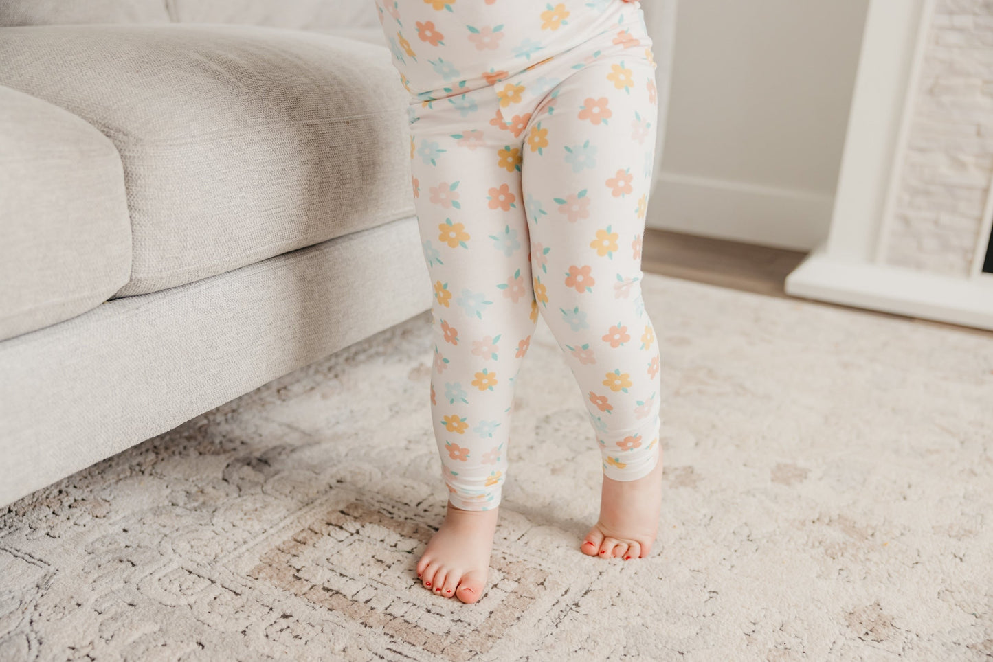 2pc Long Sleeve Pajama Set - Daisy