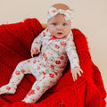 Zip-Up Footie Pajama - Noel