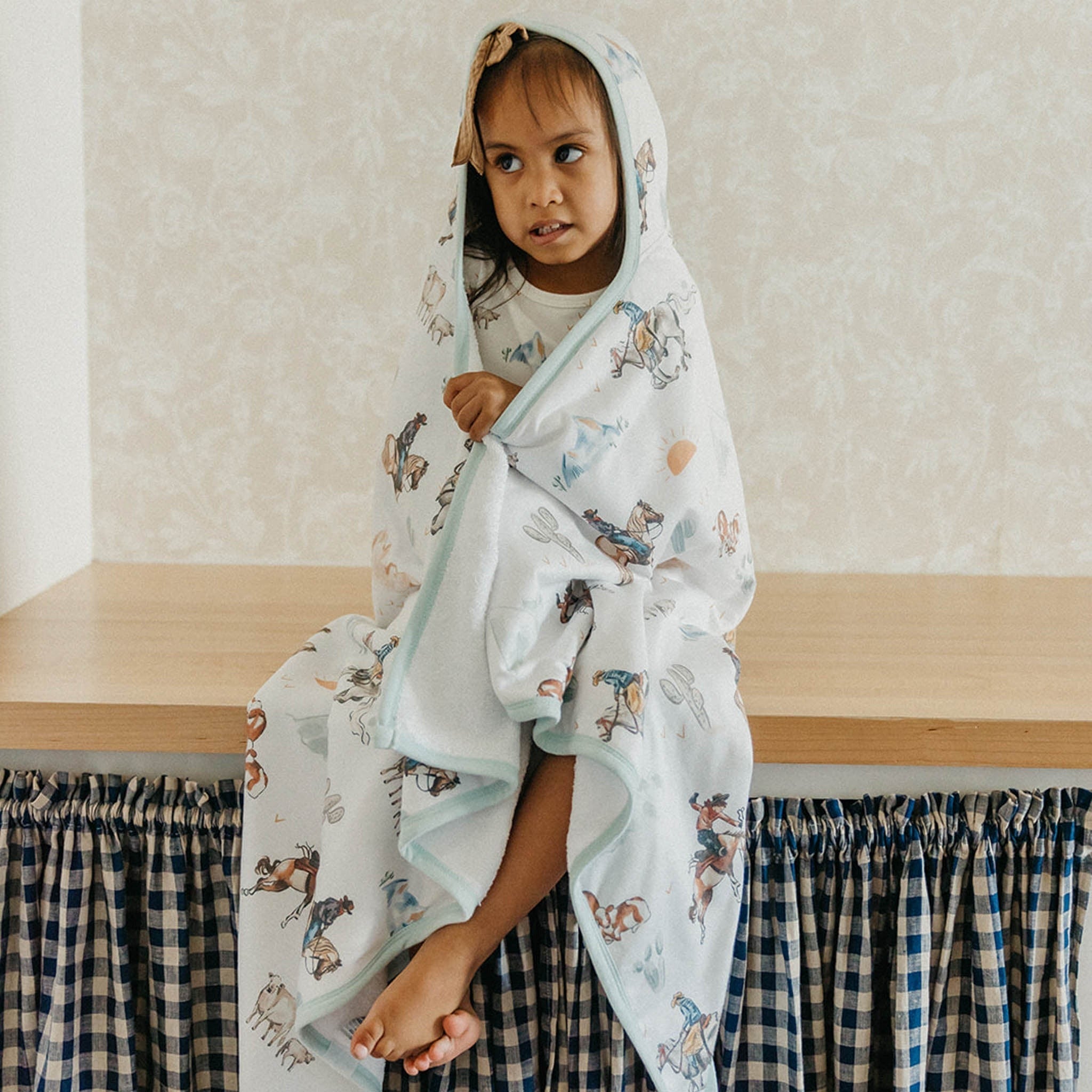 Premium Big Kid Hooded Towel - Boone
