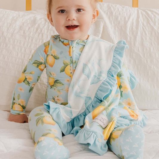 Ruffled Security Blanket Set - Melody
