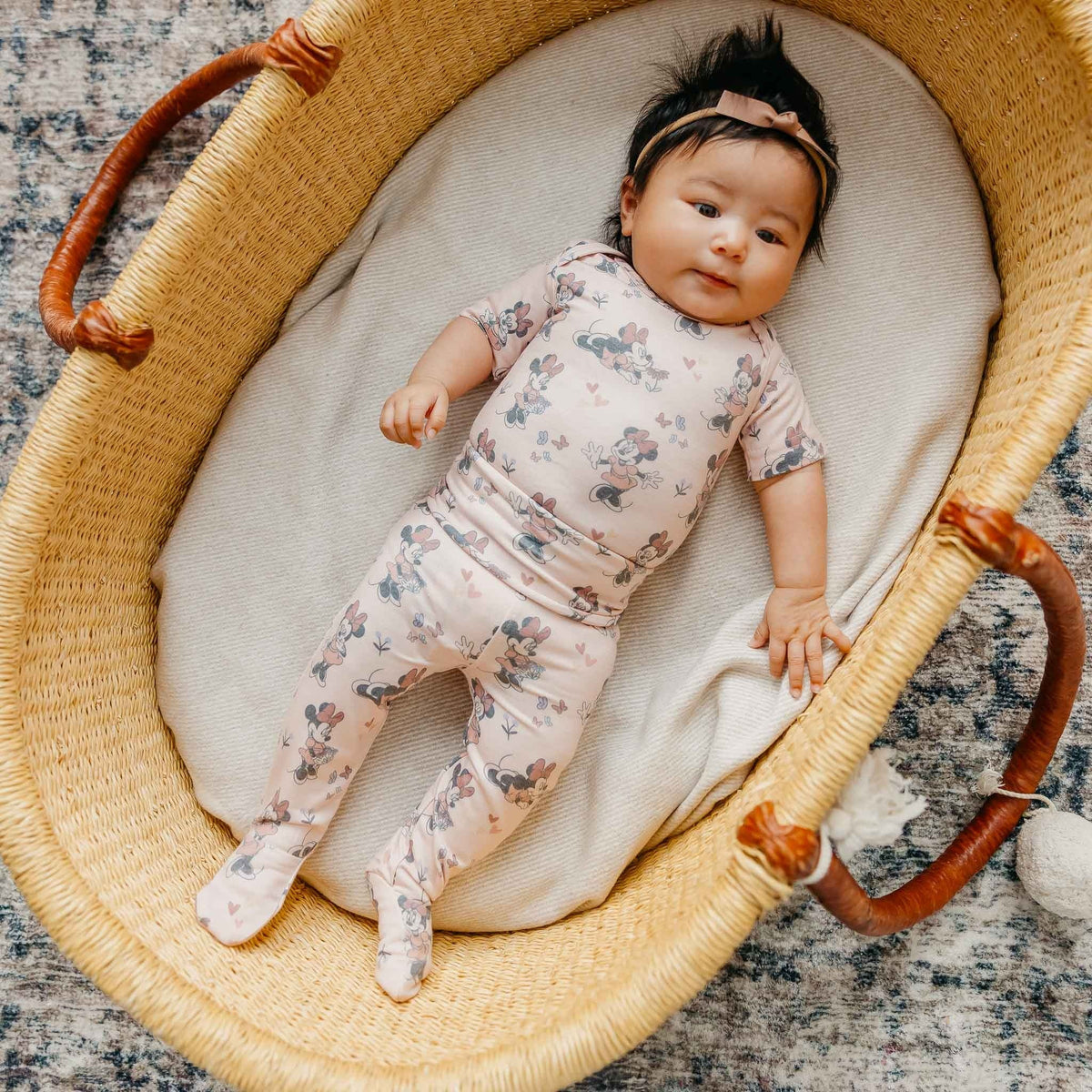 Footed Baby Pants - Minnie Mouse