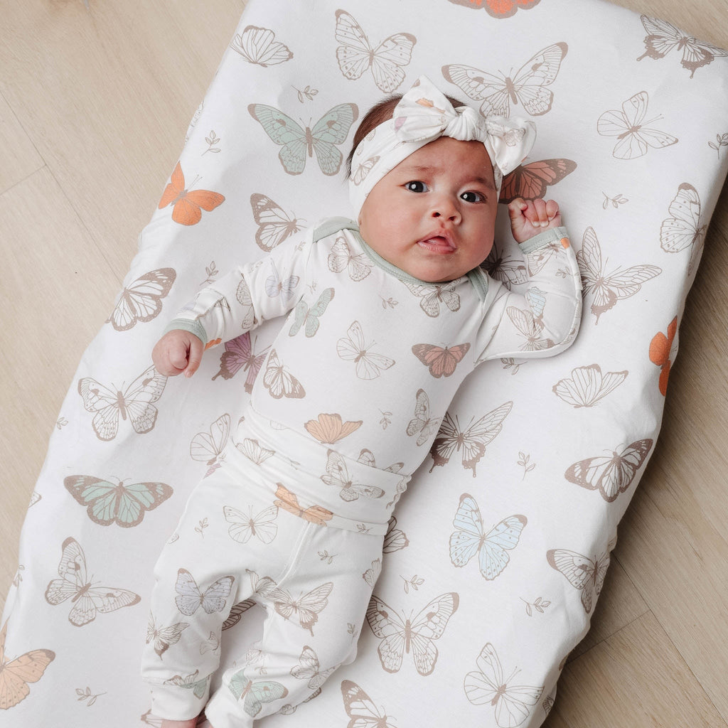 Premium Knit Diaper Changing Pad Cover - Luna