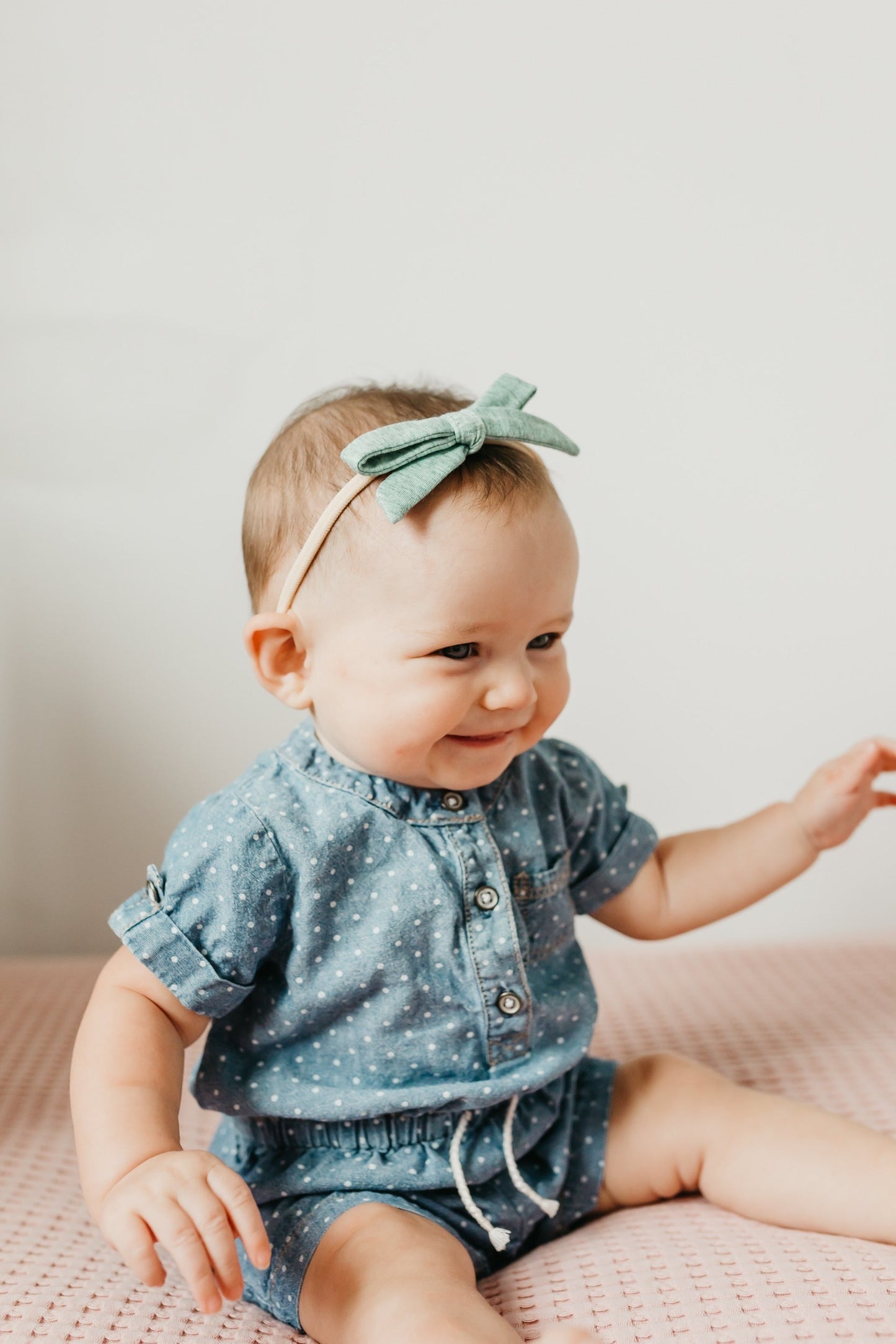 Ribbon Baby Bow - Emerson