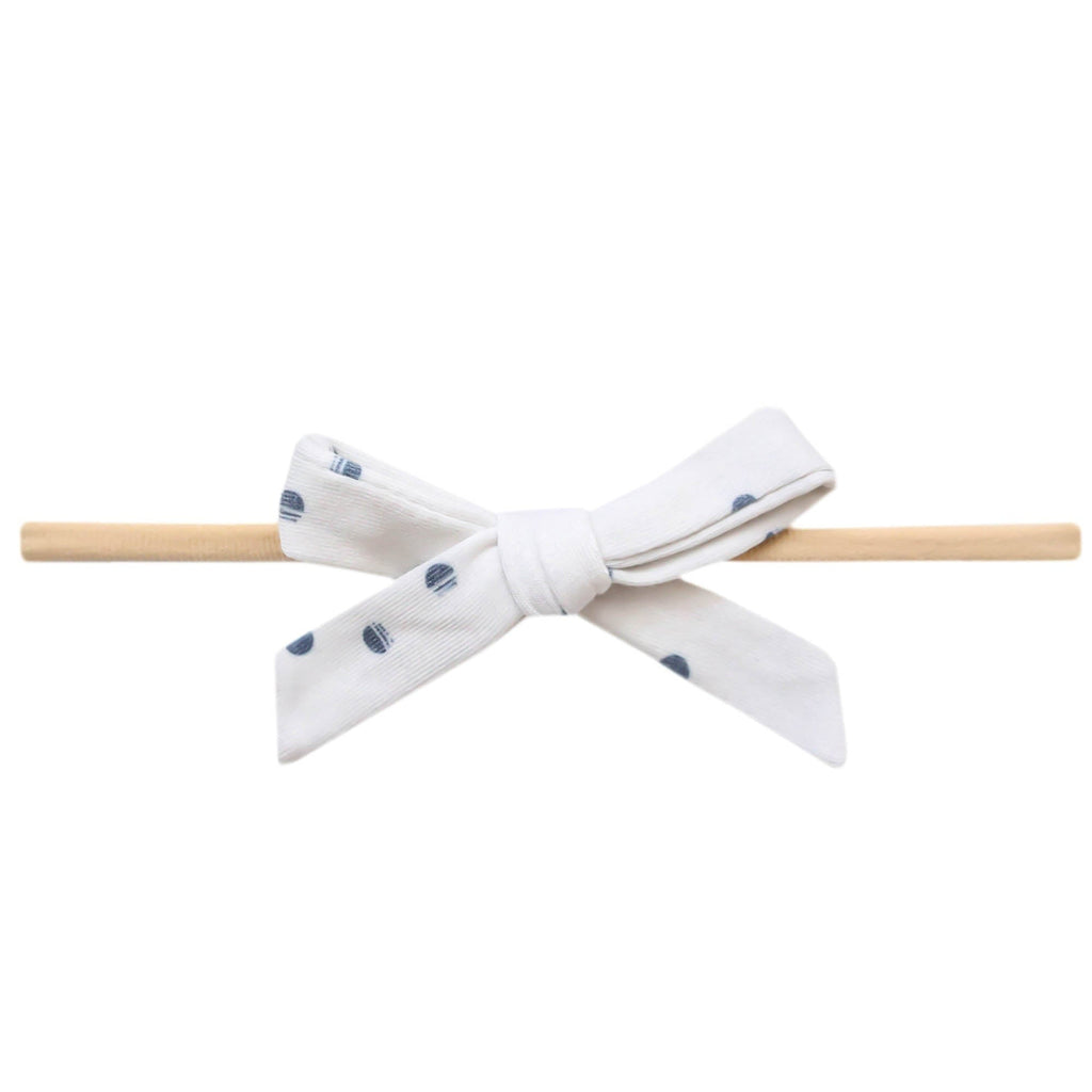 Ribbon Baby Bow - Haze