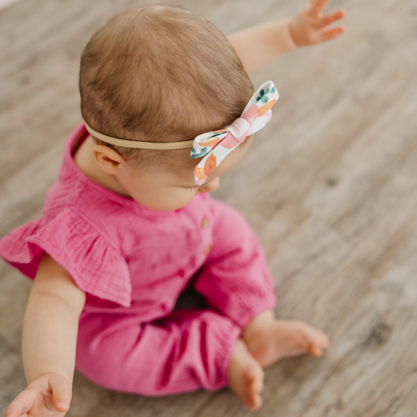 Ribbon Baby Bow - Siena
