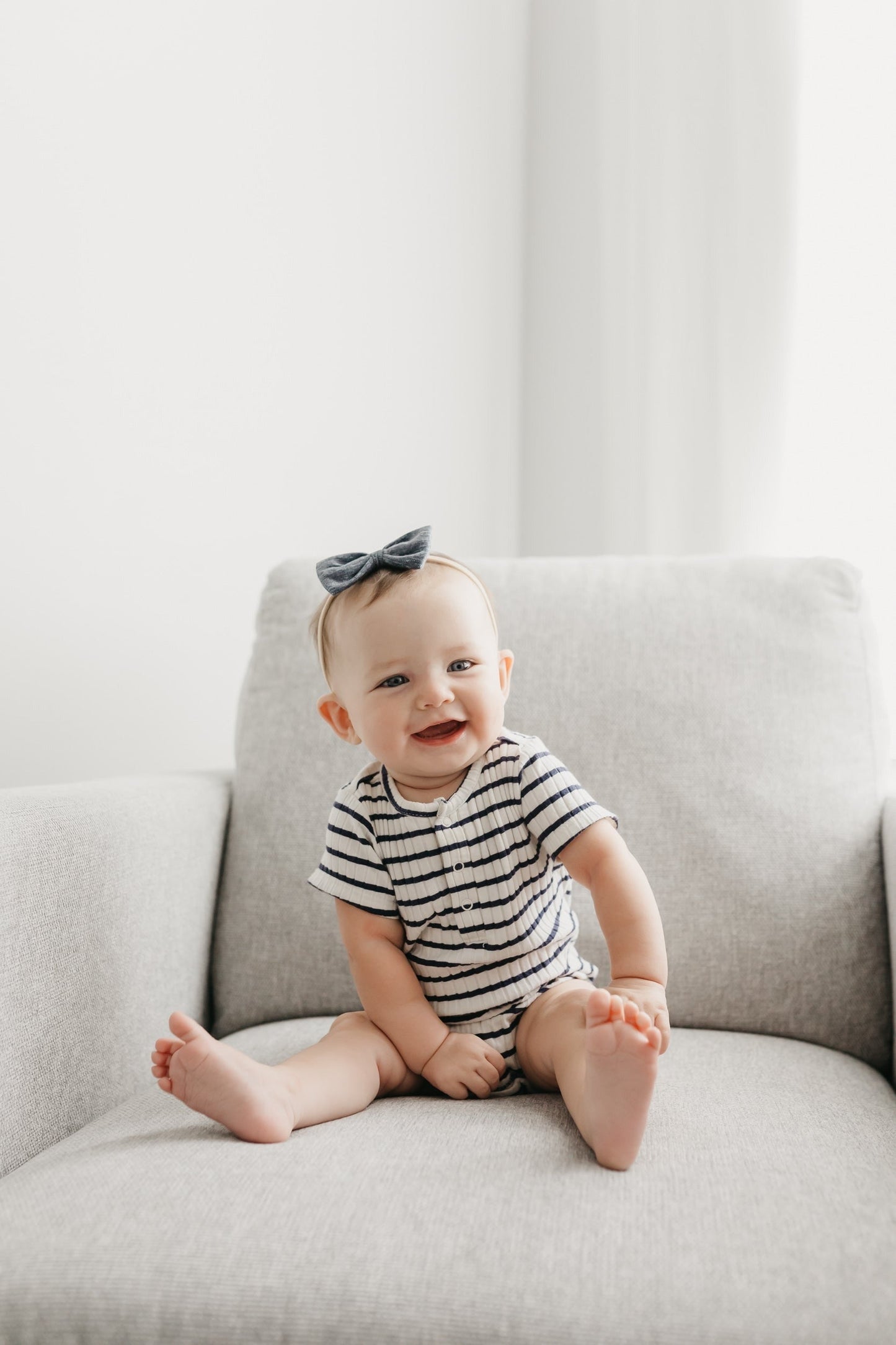 Bowtie Baby Bow - Denim