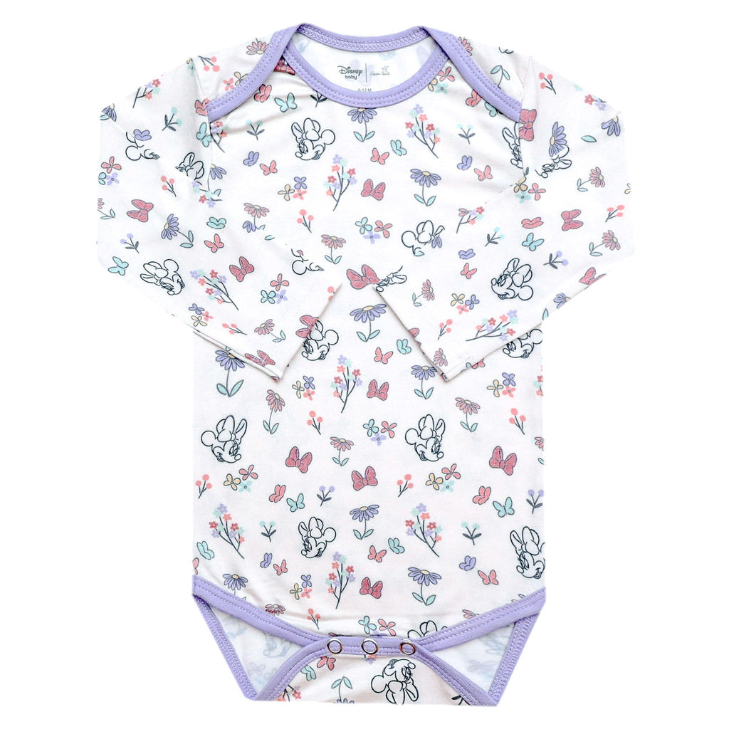 Long Sleeve Bodysuit - Minnie Mouse's Bowquet