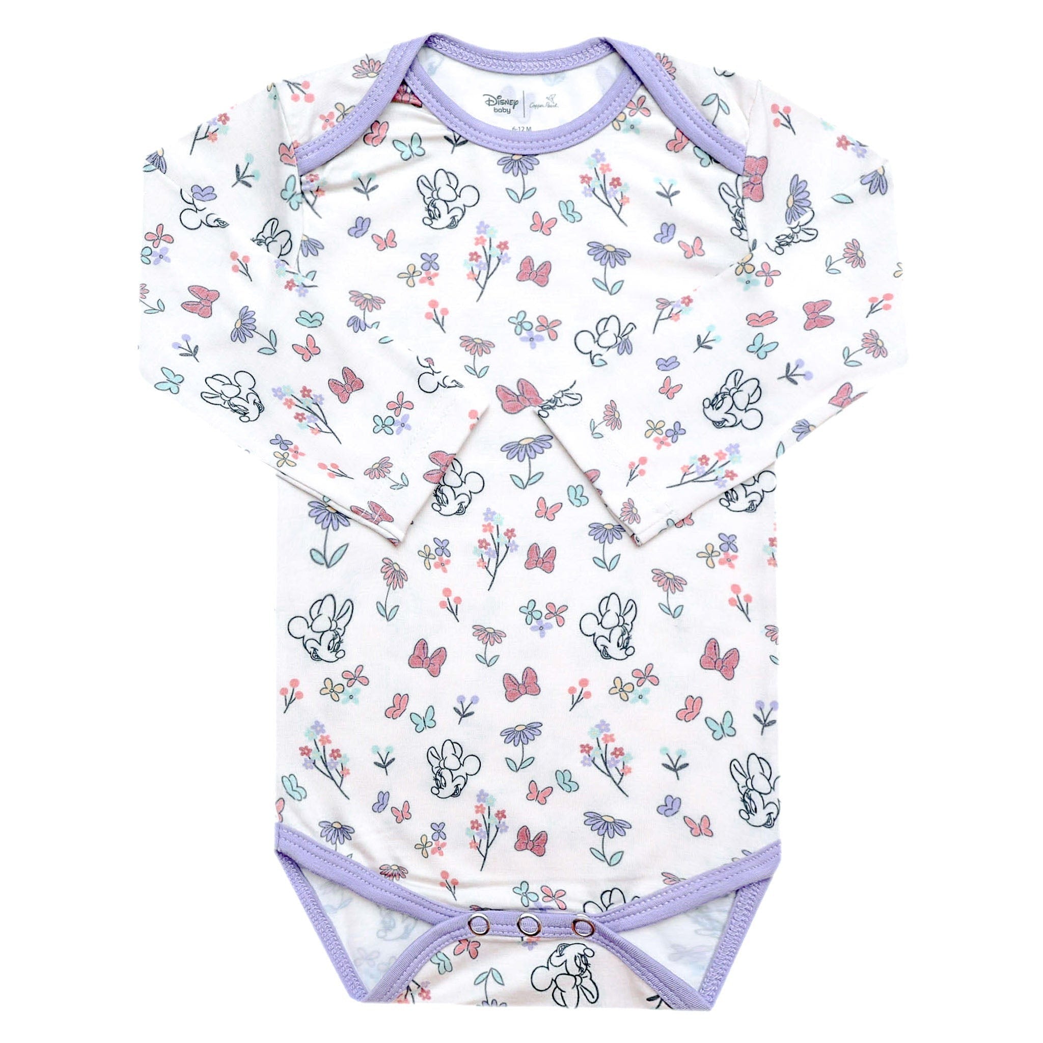 Long Sleeve Bodysuit - Minnie Mouse's Bowquet