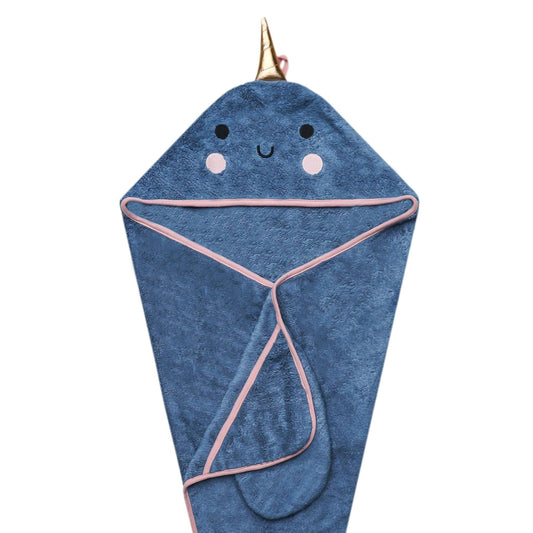 Character Bamboo Hooded Towel - Nori