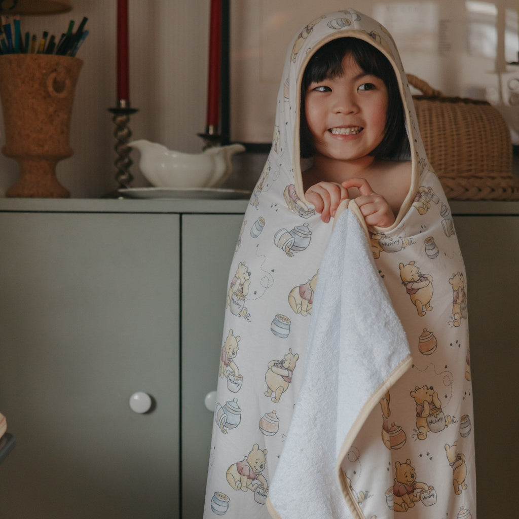 Premium Big Kid Hooded Towel - Hunny