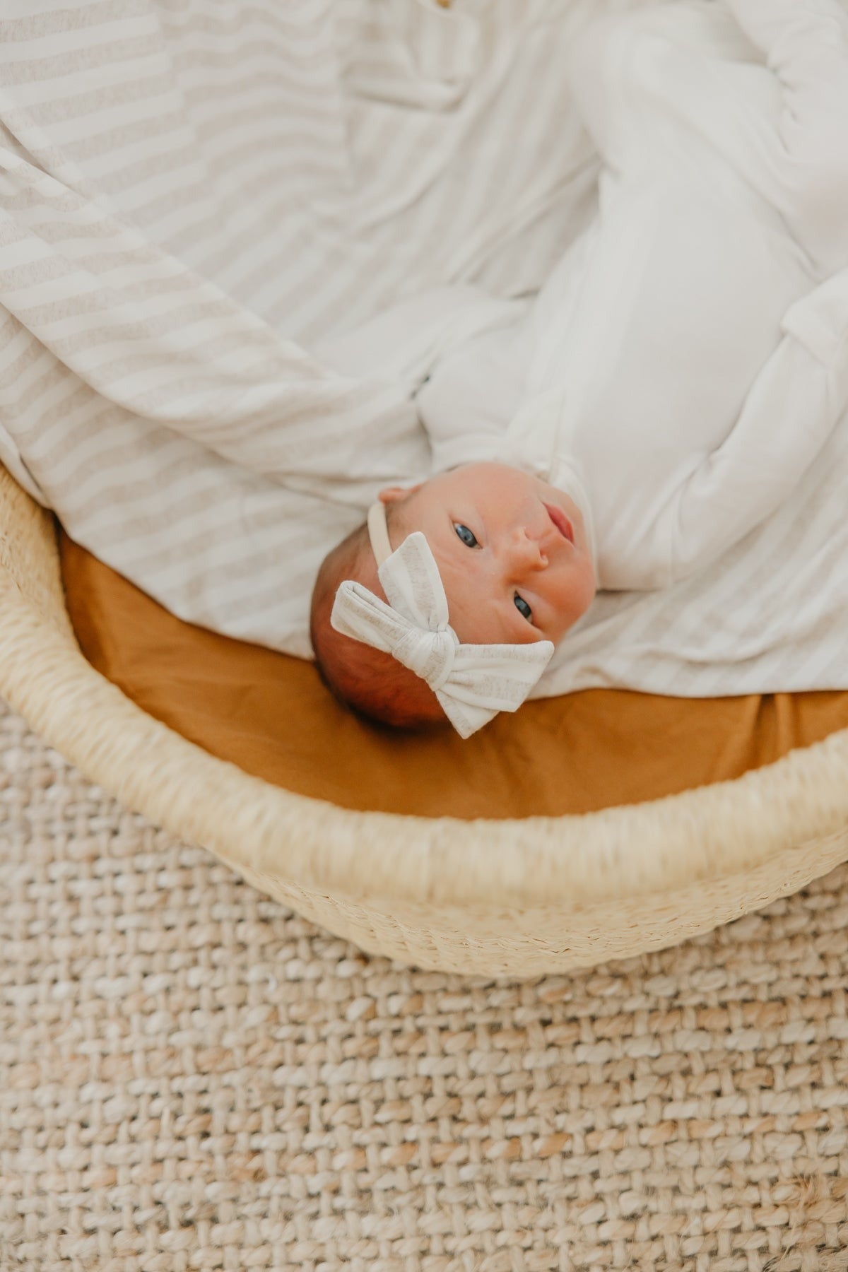 Classic Baby Bow - Coastal