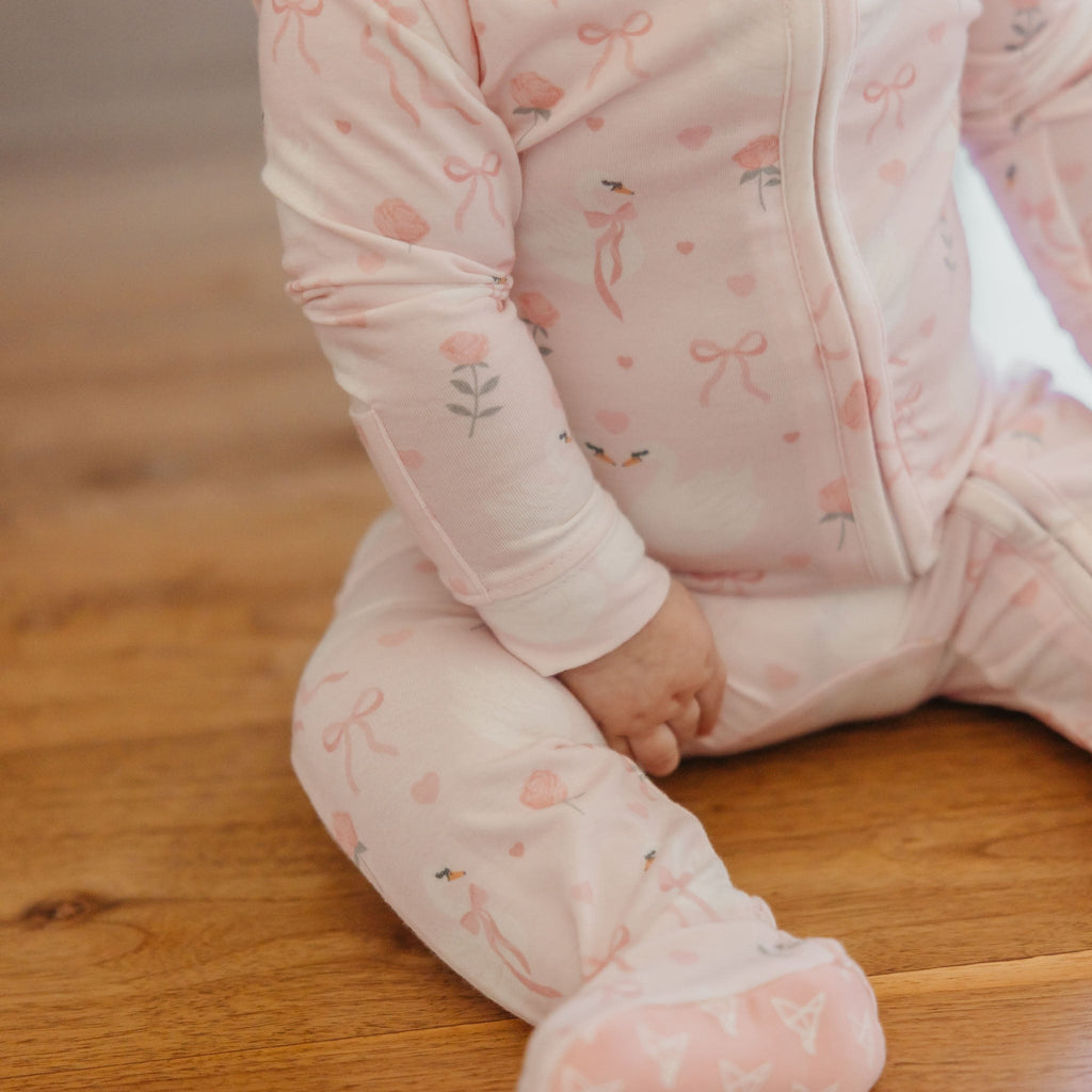 Zip-Up Footie Pajama - Adelia