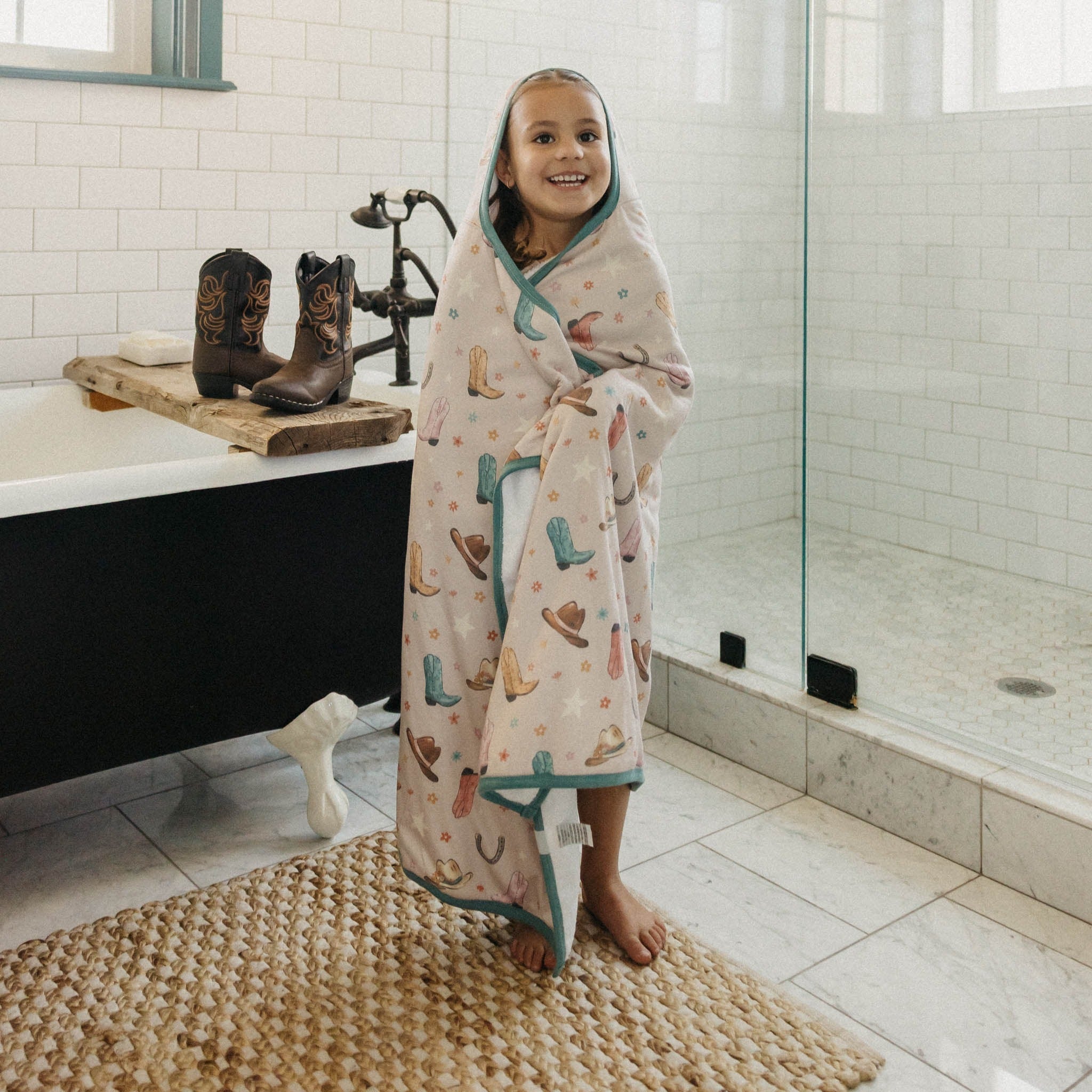 Premium Big Kid Hooded Towel - Cheyenne