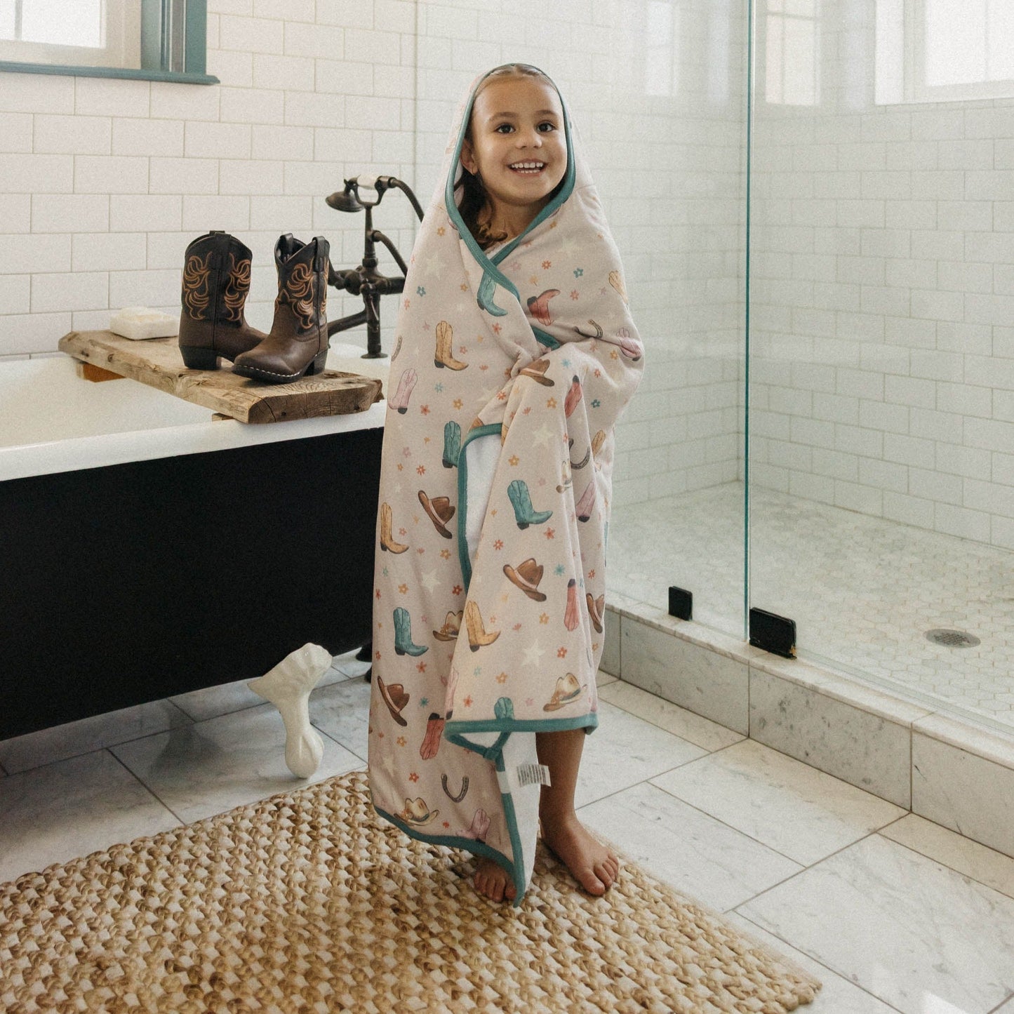 Premium Big Kid Hooded Towel - Cheyenne