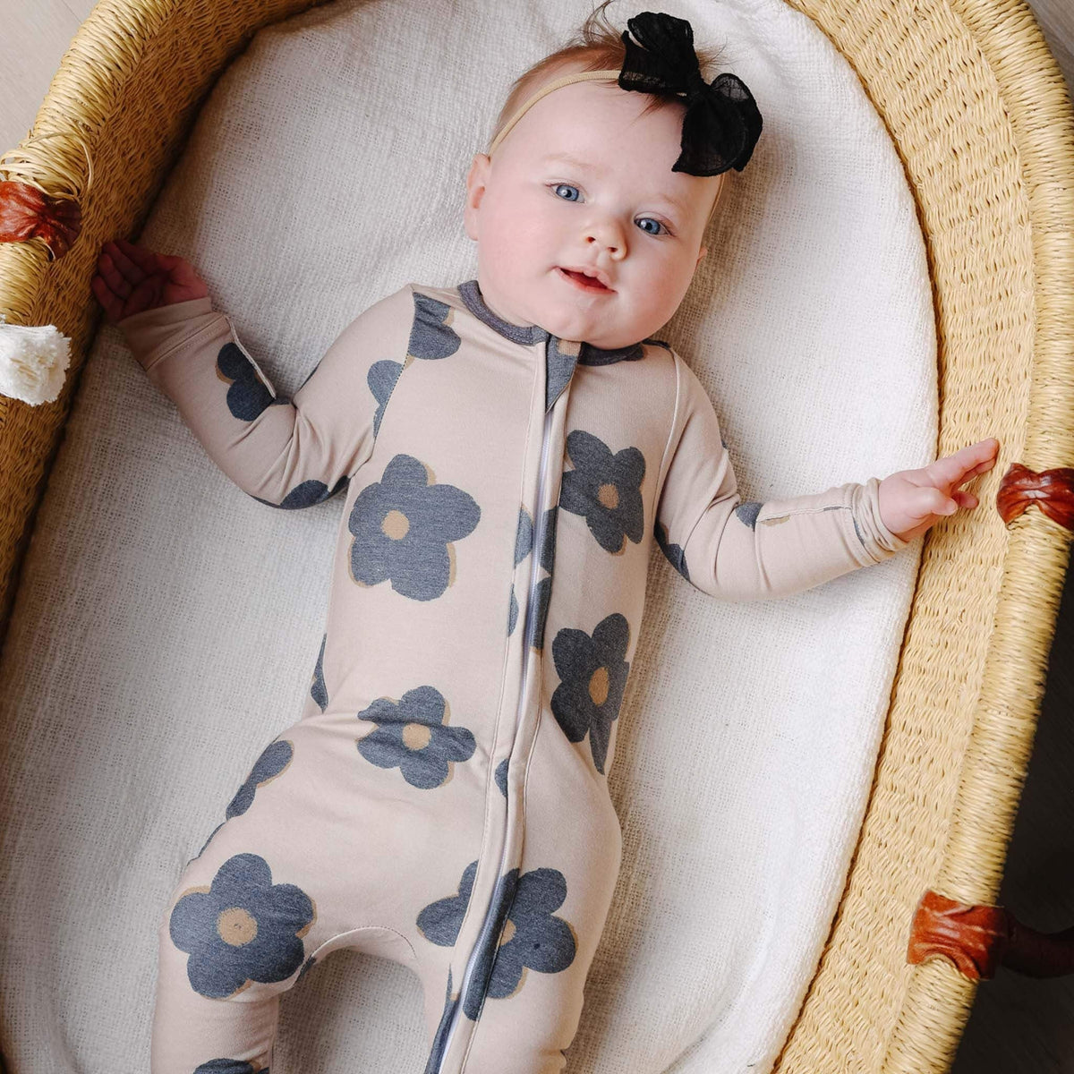 Zip-Up Footie Pajama - Gemma In Tan