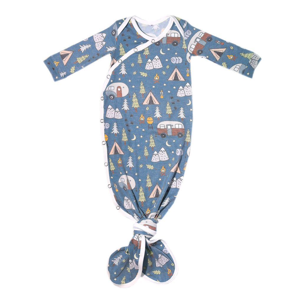 Newborn Knotted Gown - Bridger