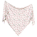Personalized Baby Name Swaddle Blanket - Pink Bows