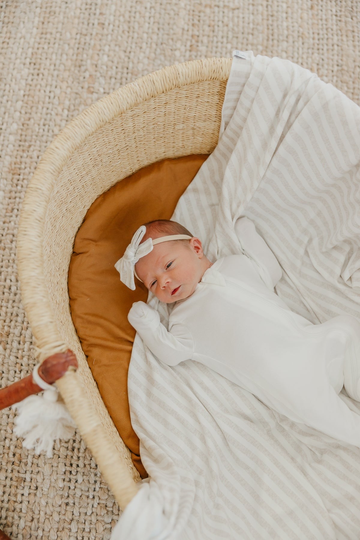 Classic Baby Bow - Coastal