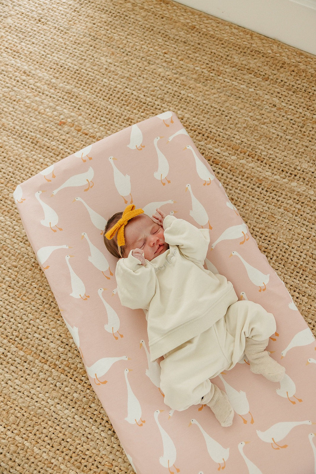 Premium Knit Diaper Changing Pad Cover - Goosie