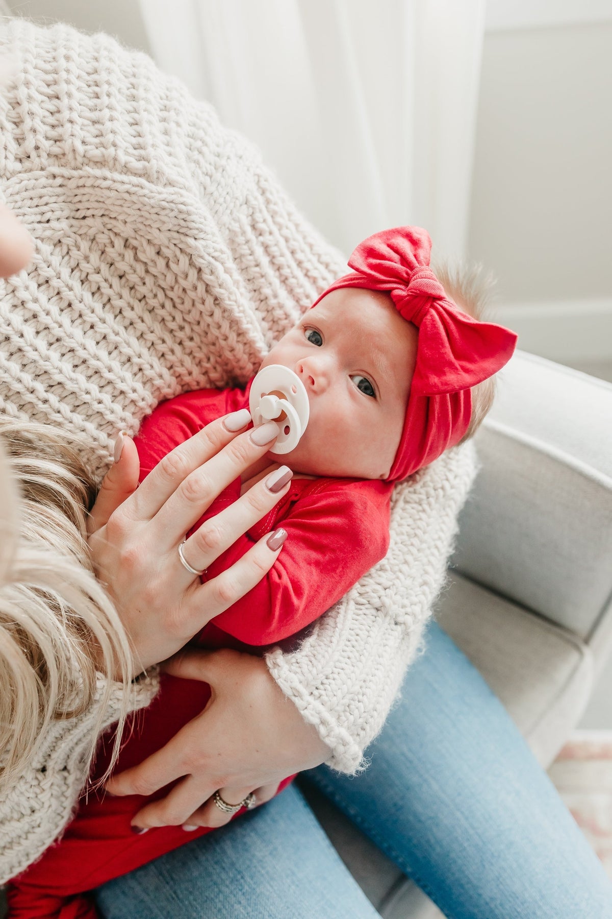 Knit Headband Bow - Mara