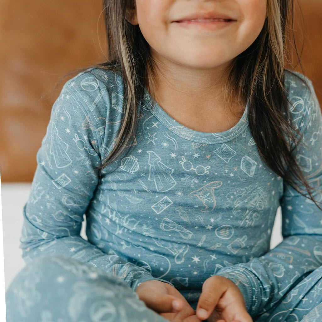 2pc Long Sleeve Pajama Set - Hogwarts