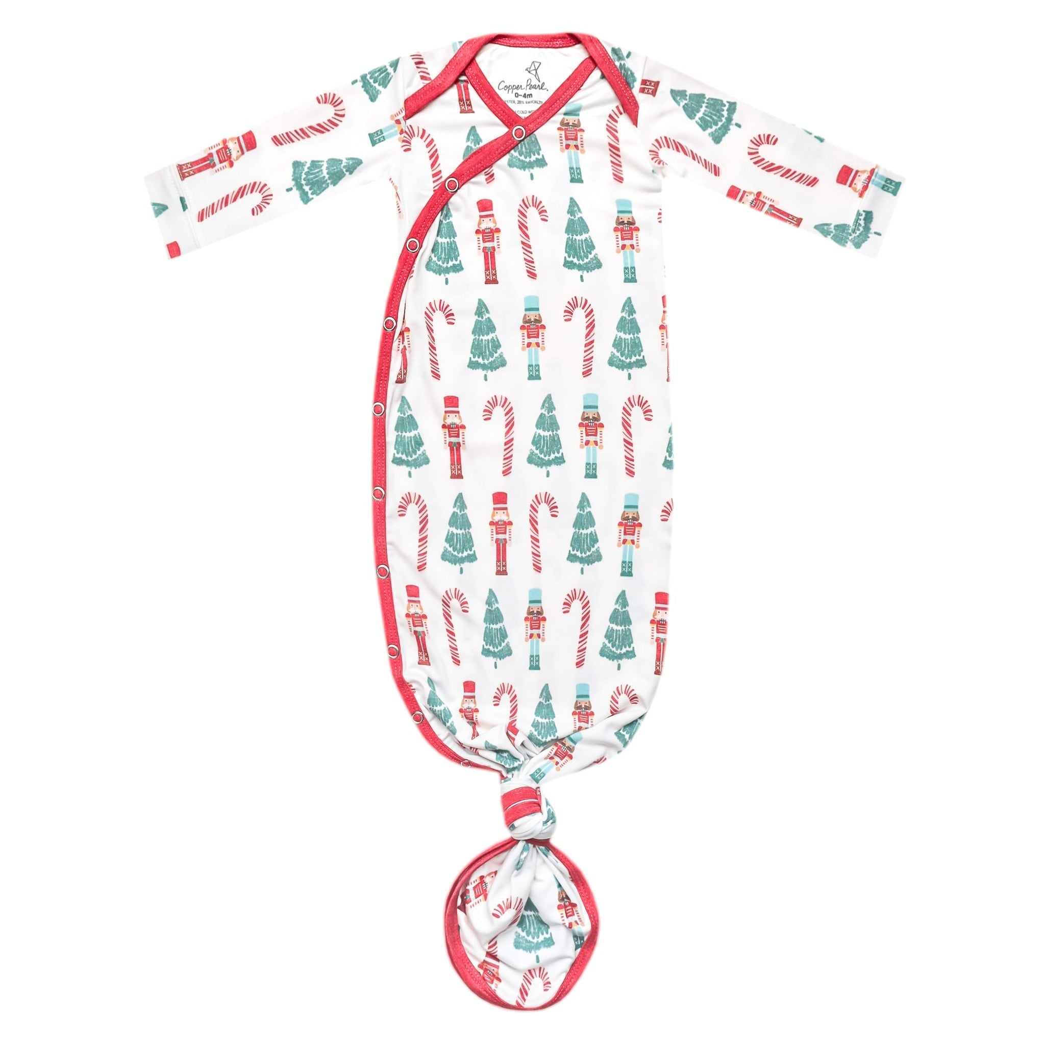 Newborn Knotted Gown - Nicholas