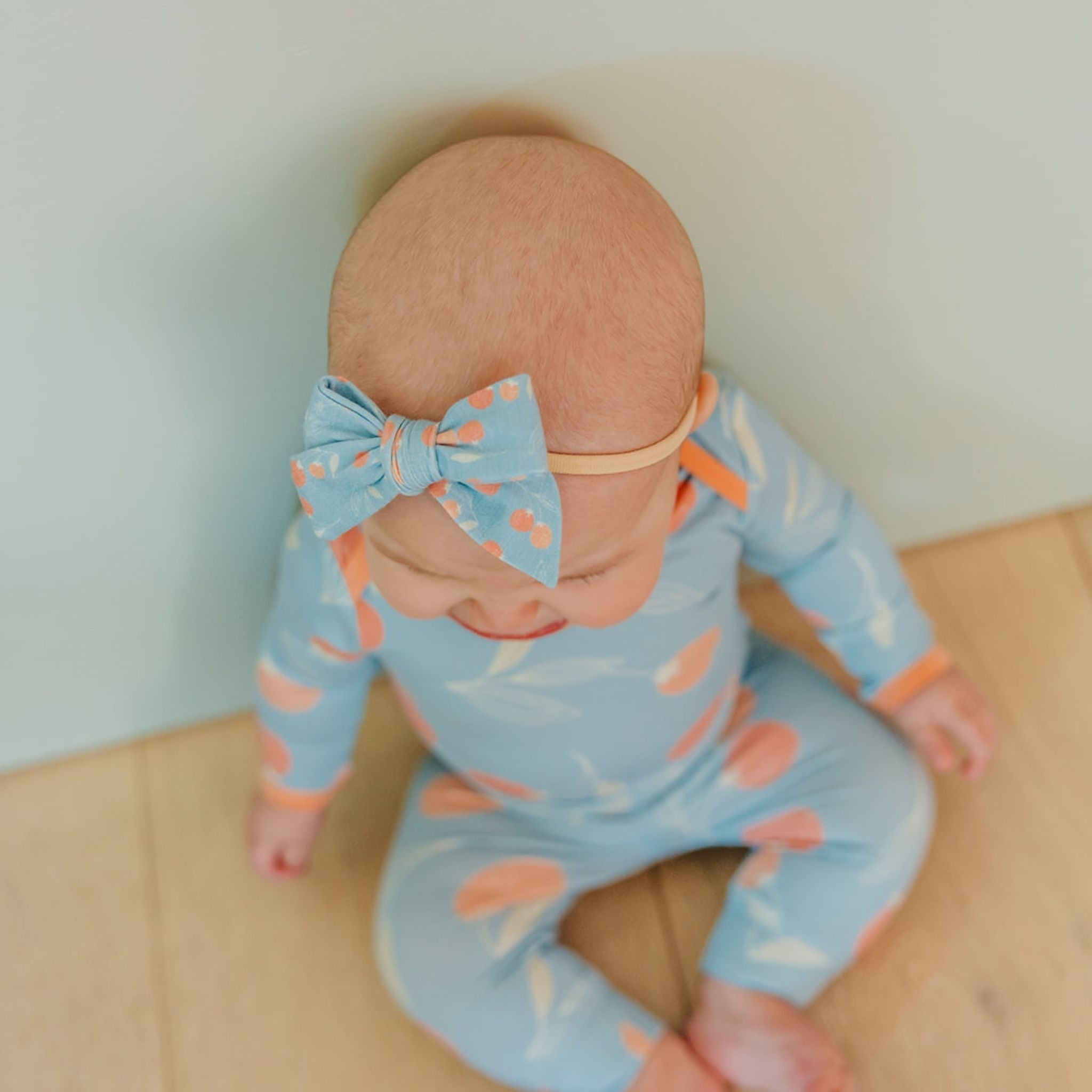 Classic Baby Bow - Clementine