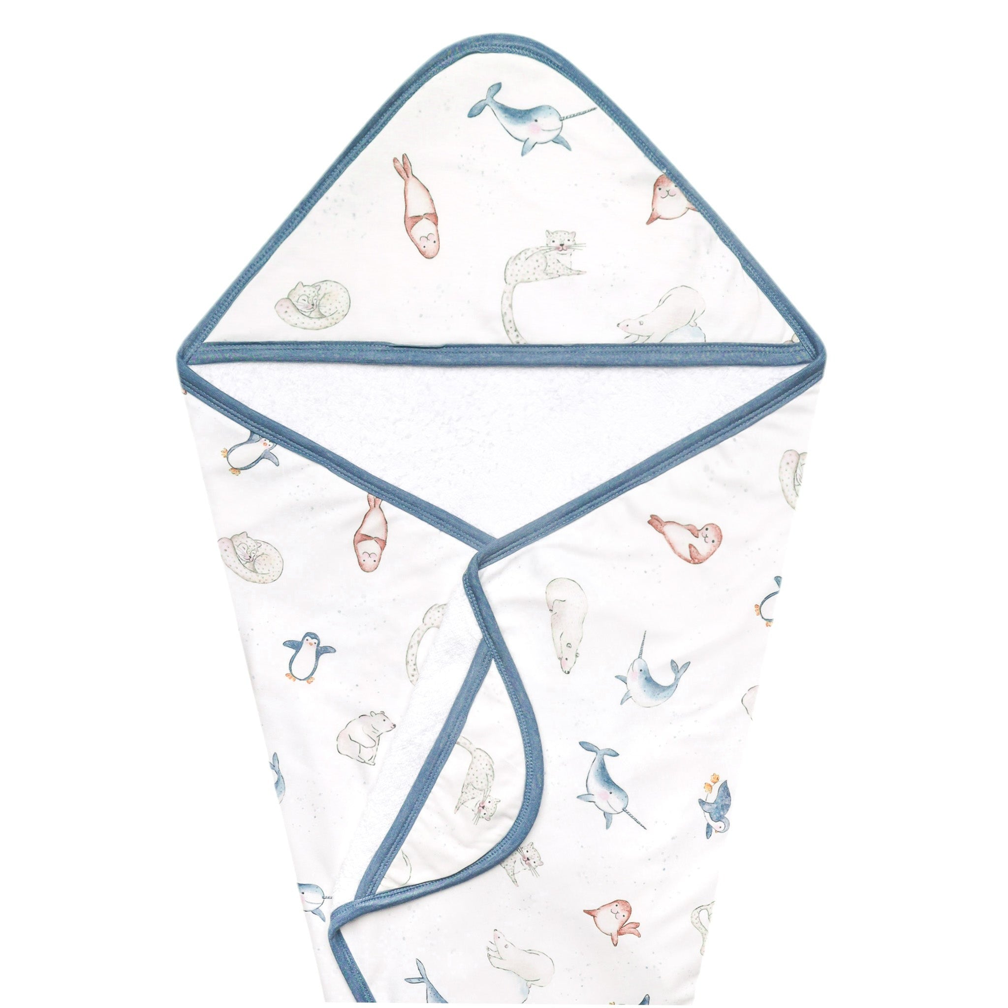 Premium Baby Knit Hooded Towel - Arctic Wonder