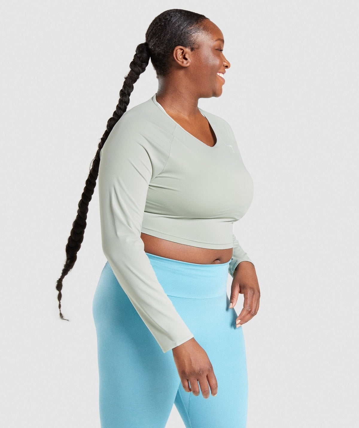 Training Long Sleeve Crop Top