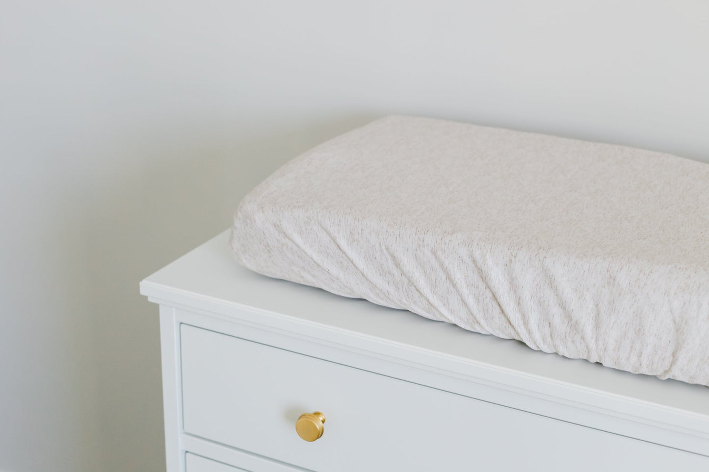 Premium Knit Diaper Changing Pad Cover - Oat