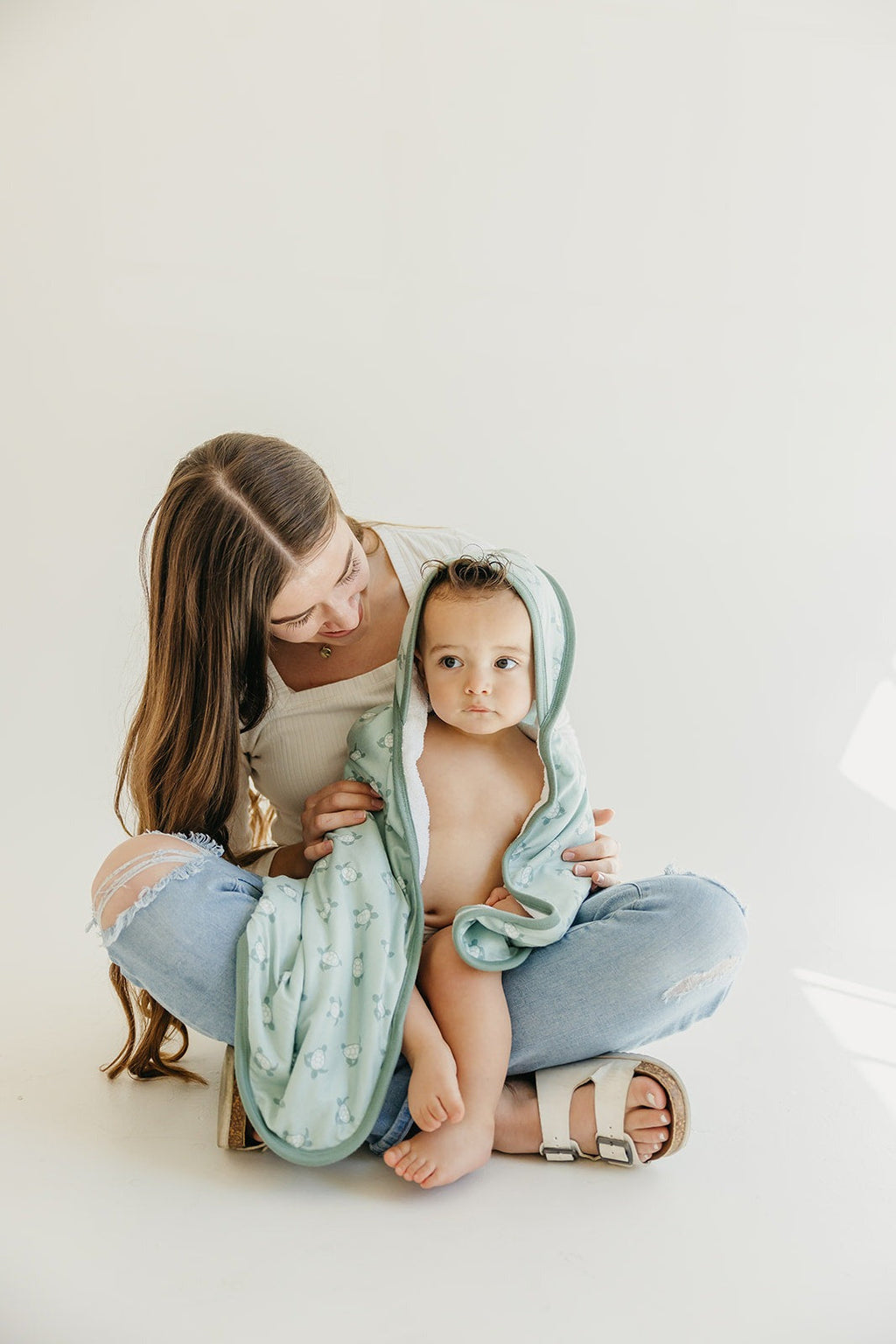Premium Baby Knit Hooded Towel - Wade