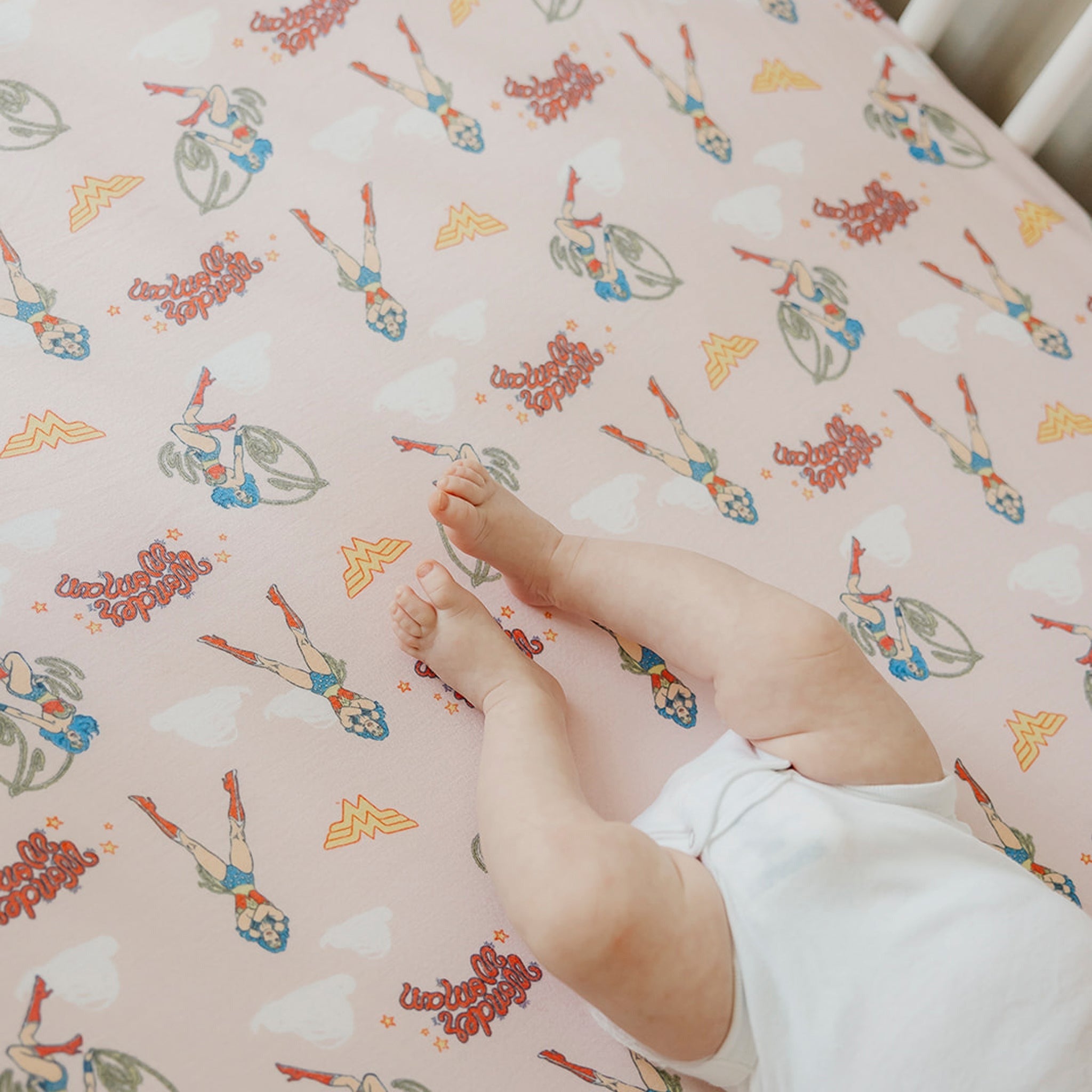 Premium Knit Fitted Crib Sheet - Wonder Woman