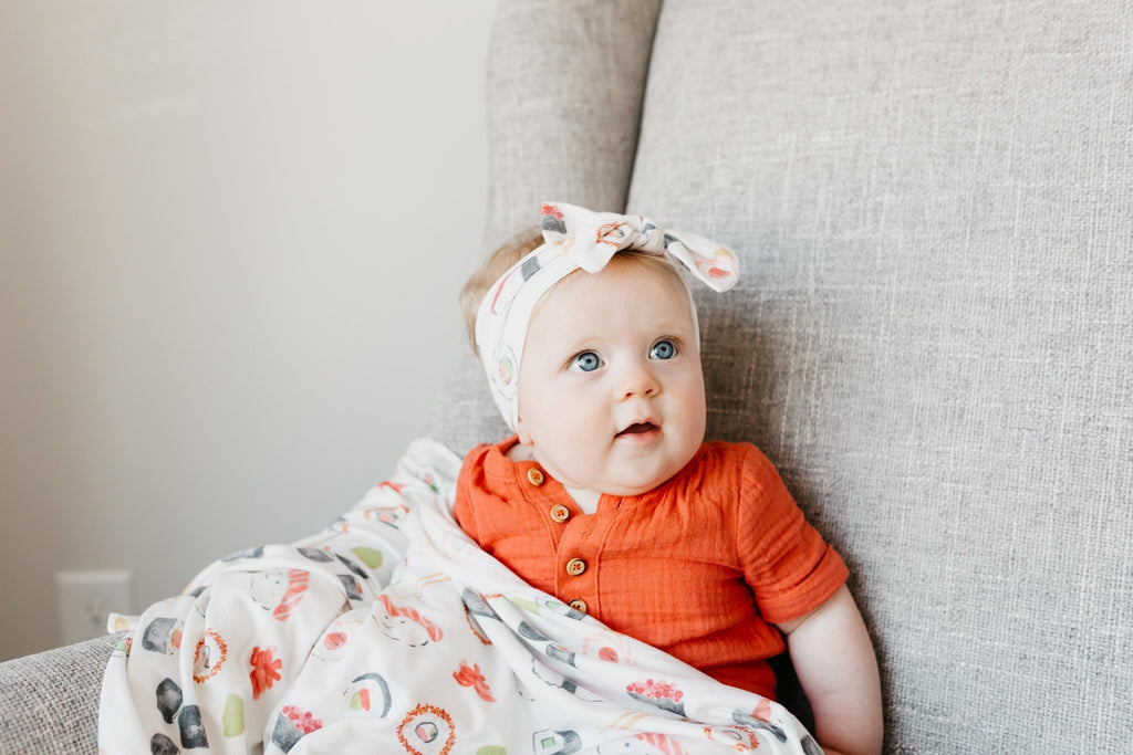 Knit Swaddle Blanket - Baja
