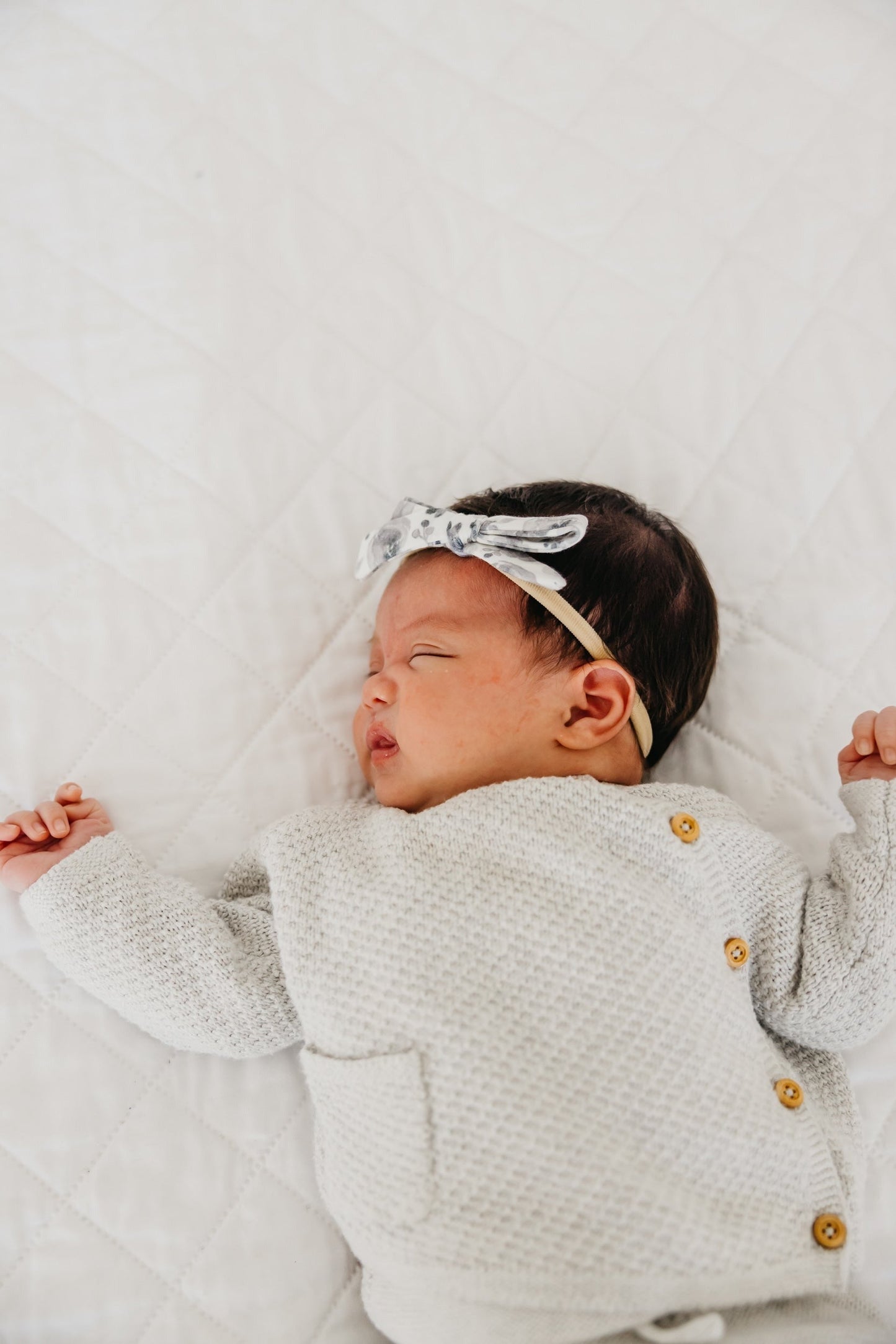 Ribbon Baby Bow - Rowan