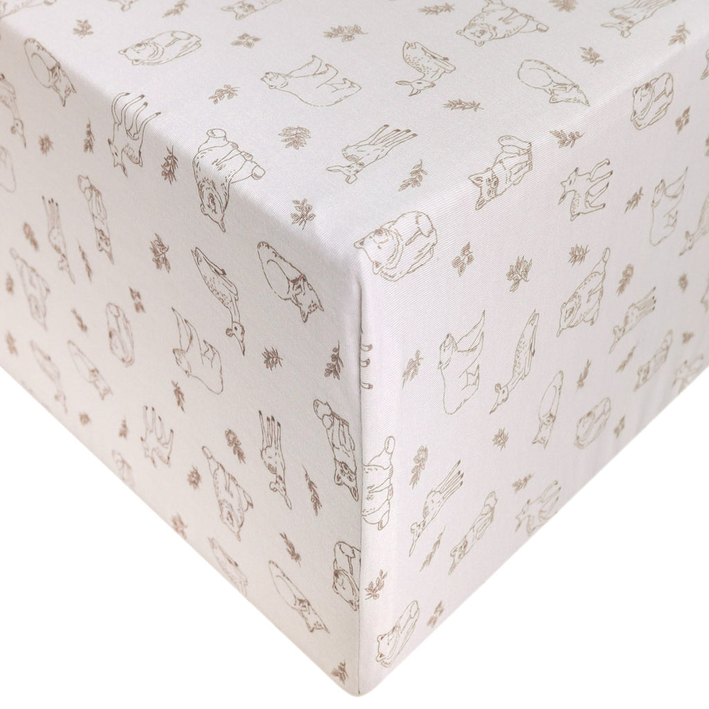 Premium Knit Fitted Crib Sheet - Dylan