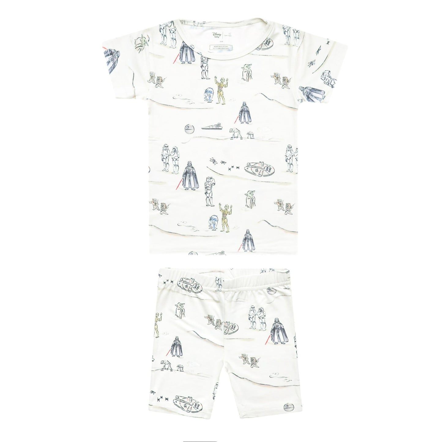 2pc Short Sleeve Pajama Set - Tatooine
