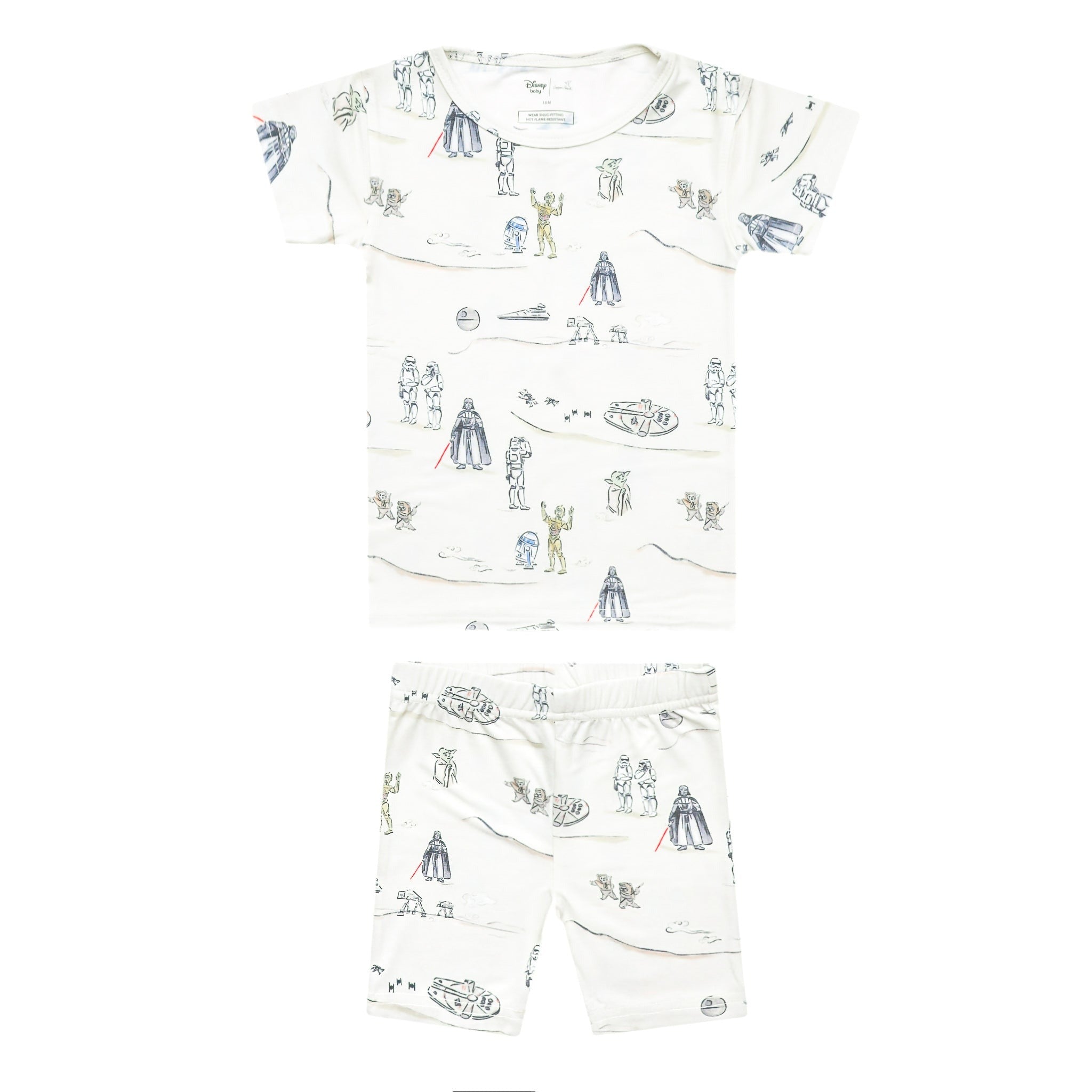 2pc Short Sleeve Pajama Set - Tatooine