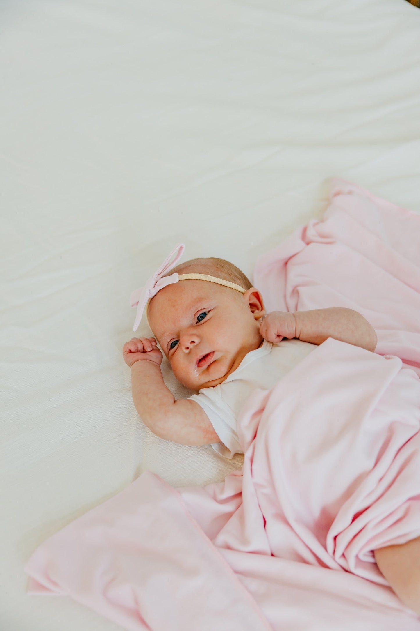 Ribbon Baby Bow - Blossom