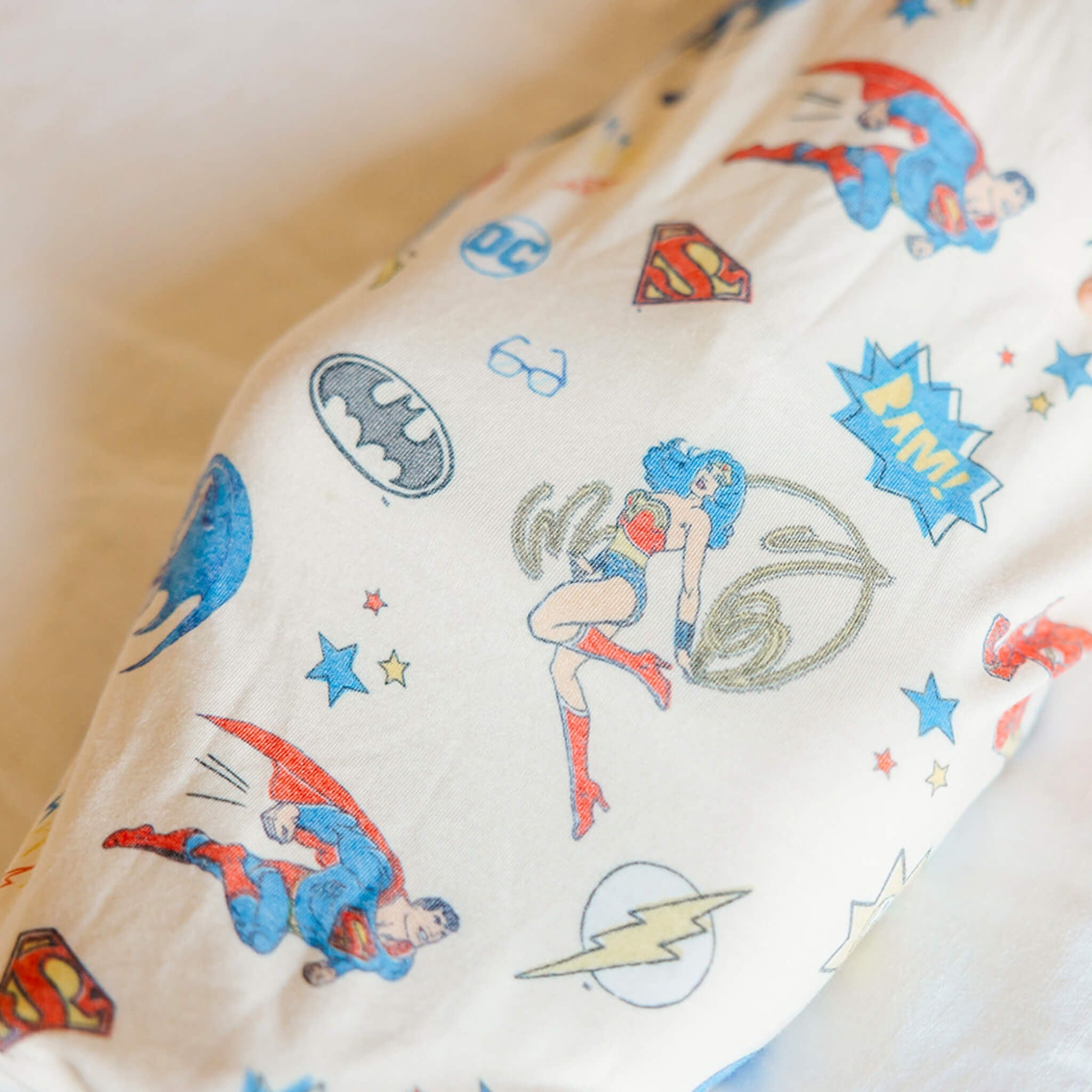 Newborn Knotted Gown - Justice League