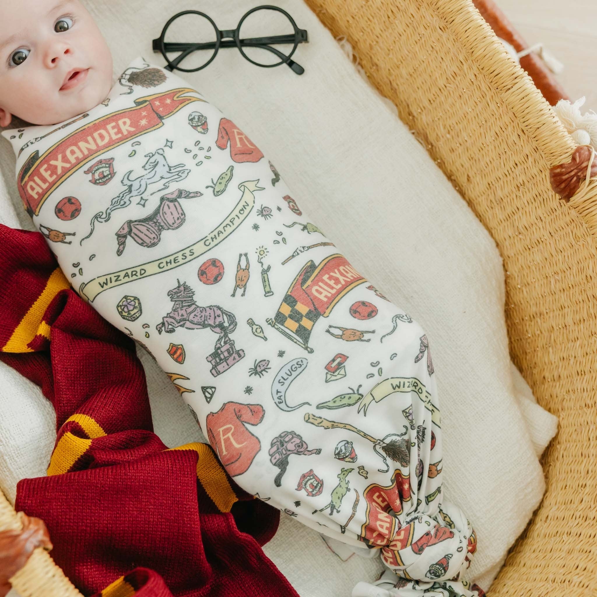 Harry PotterTM Personalized Swaddle Blanket - Ron
